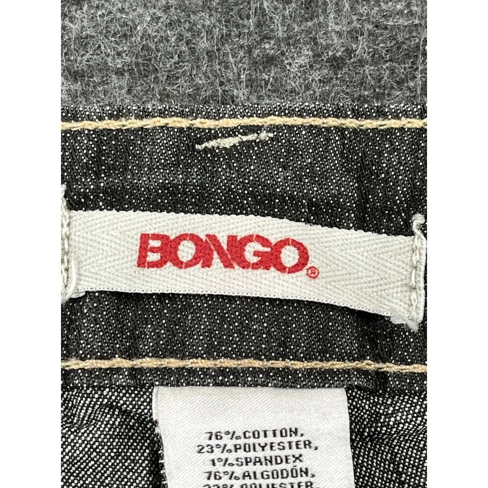 Bongo Denim Shorts Womens 11 Gray Excellent Vintage Distressed Cut Off Y2K